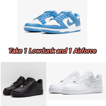 Lowdunk blue+ Airforce black/ white